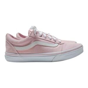 Vans Old Skool Canvas Side Stripe Lace Up Shoe Light Pink